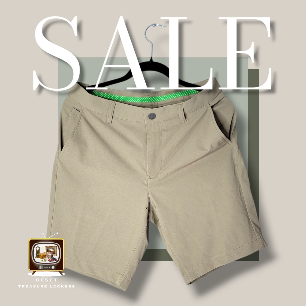 Bonobos Khaki Flat Front Shorts